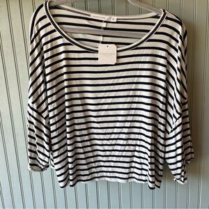 Striped Navy an Ivory top by altr’d state xl